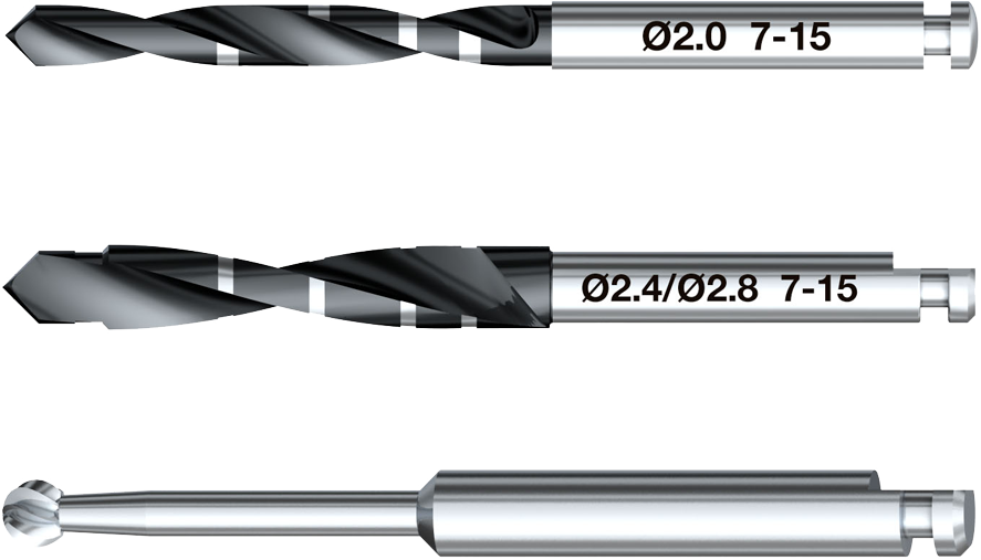 Набір свердл 7–15 мм